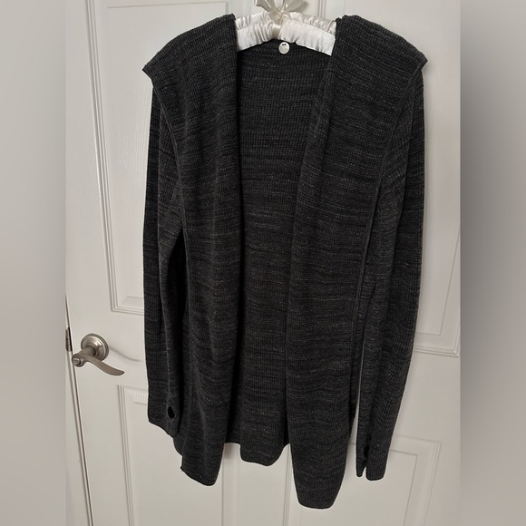 MARGARET O'LEARY COTTON HOODED CARDIGAN
